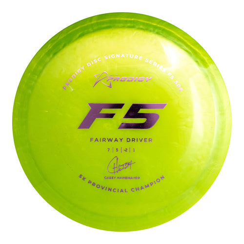 Prodigy F5 Fairway Driver - 500 Plastic - Casey Hanemayer Signature Series
