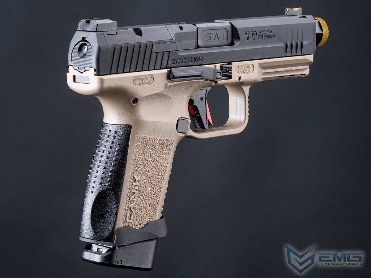 Canik x Salient Arms TP9 Elite Combat Airsoft Training Pistol Licensed by Cybergun / EMG