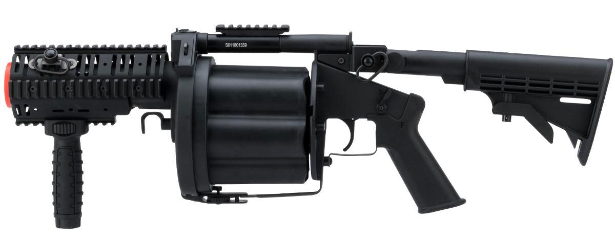 ICS MGL Full Size Airsoft Revolver Grenade Launcher Gen 2 Short - Black