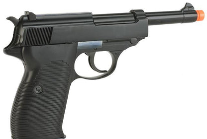 WE-tech Full Metal Heavy Weight P38 Airsoft Gas Blow Back Pistol - Black