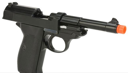 WE-tech Full Metal Heavy Weight P38 Airsoft Gas Blow Back Pistol - Black