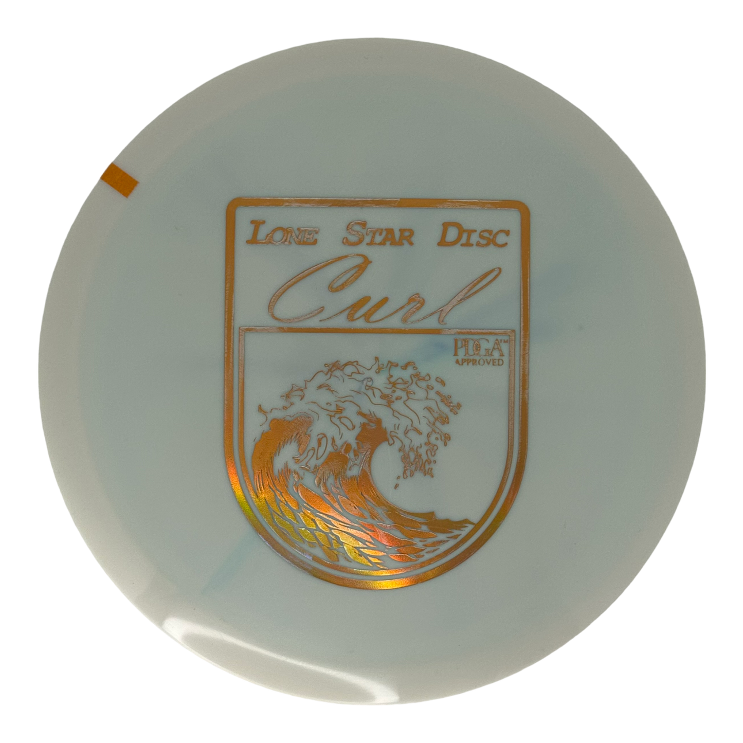 Lone Star Disc Alpha Curl Distance Driver Disc - Artist Wave Stamp