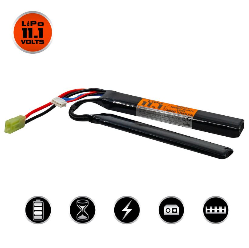 Valken Energy 11.1v 1200mAh LiPo Battery 15C/30C Split Style