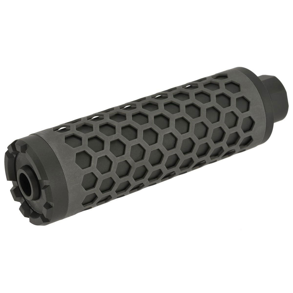 Angel Custom HIVE Airsoft Barrel Extension (130mm / 14mm Pos. / Black)