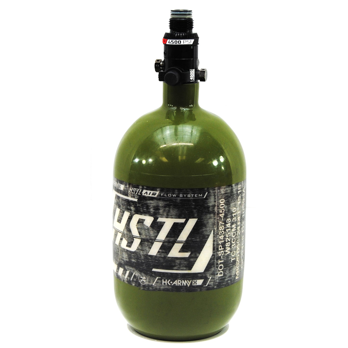 Used HK Army HSTL 68ci/4500psi Tank - Olive