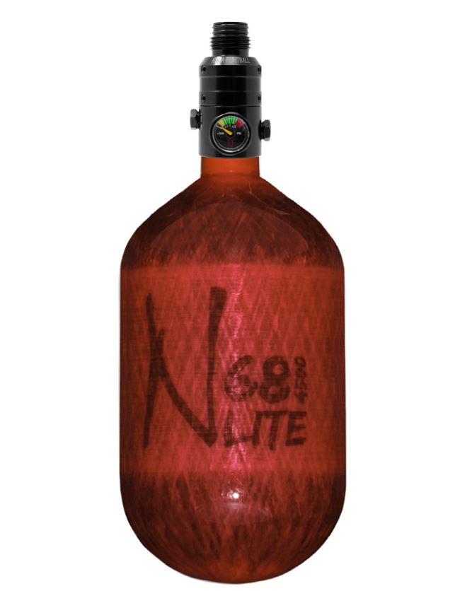 Ninja 68ci 4500psi HPA Tank - Translucent Red