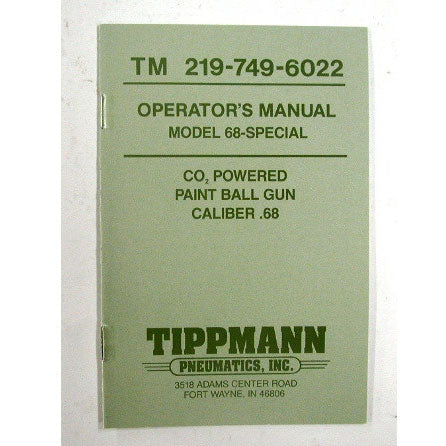 Tippmann 68 Special Manual