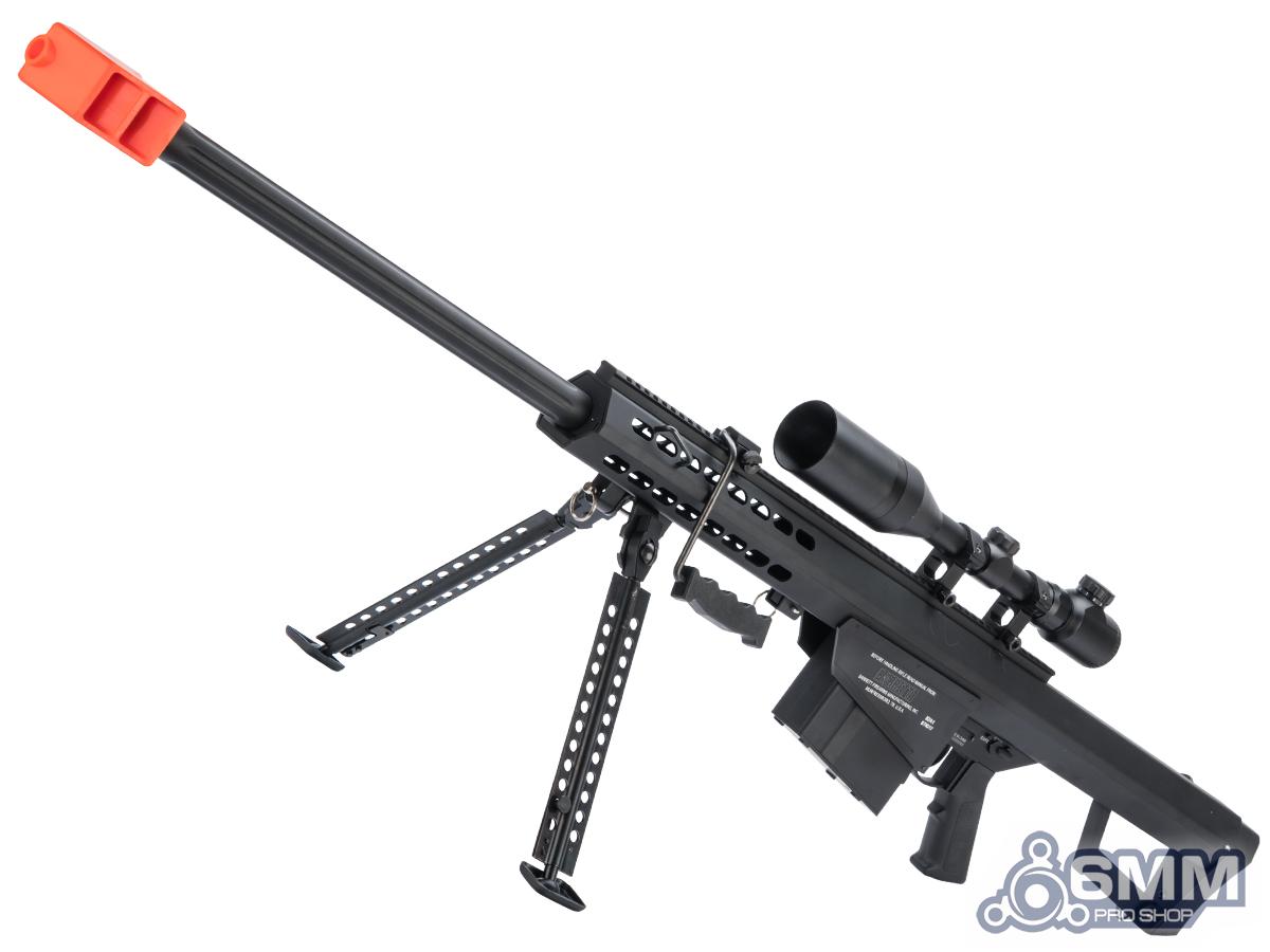 6mmProShop Barrett Licensed M82A1 Bolt Action Powered Airsoft Sniper Rifle