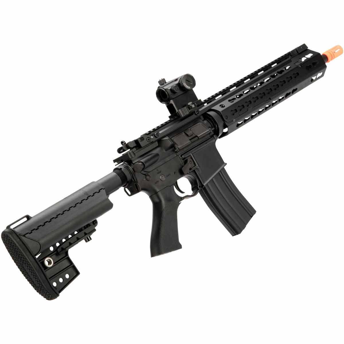 CYMA Sport Keymod-S Full Metal M4 Airsoft AEG - Black - 14" Barrel - 12.5" RIS