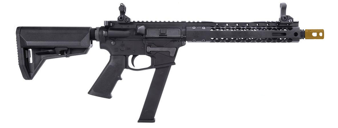 EMG Black Rain Ordnance BRO 9mm Gas Blowback Carbine Airsoft Rifle - Black