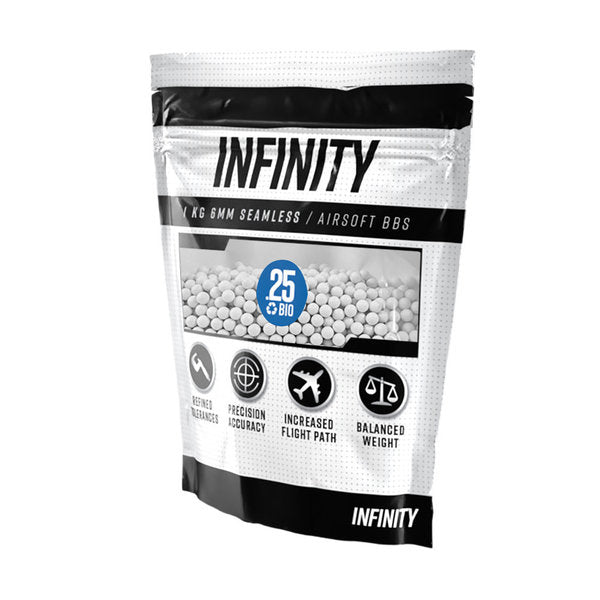 Valken Infinity BIO BBs 1kg Bag - White