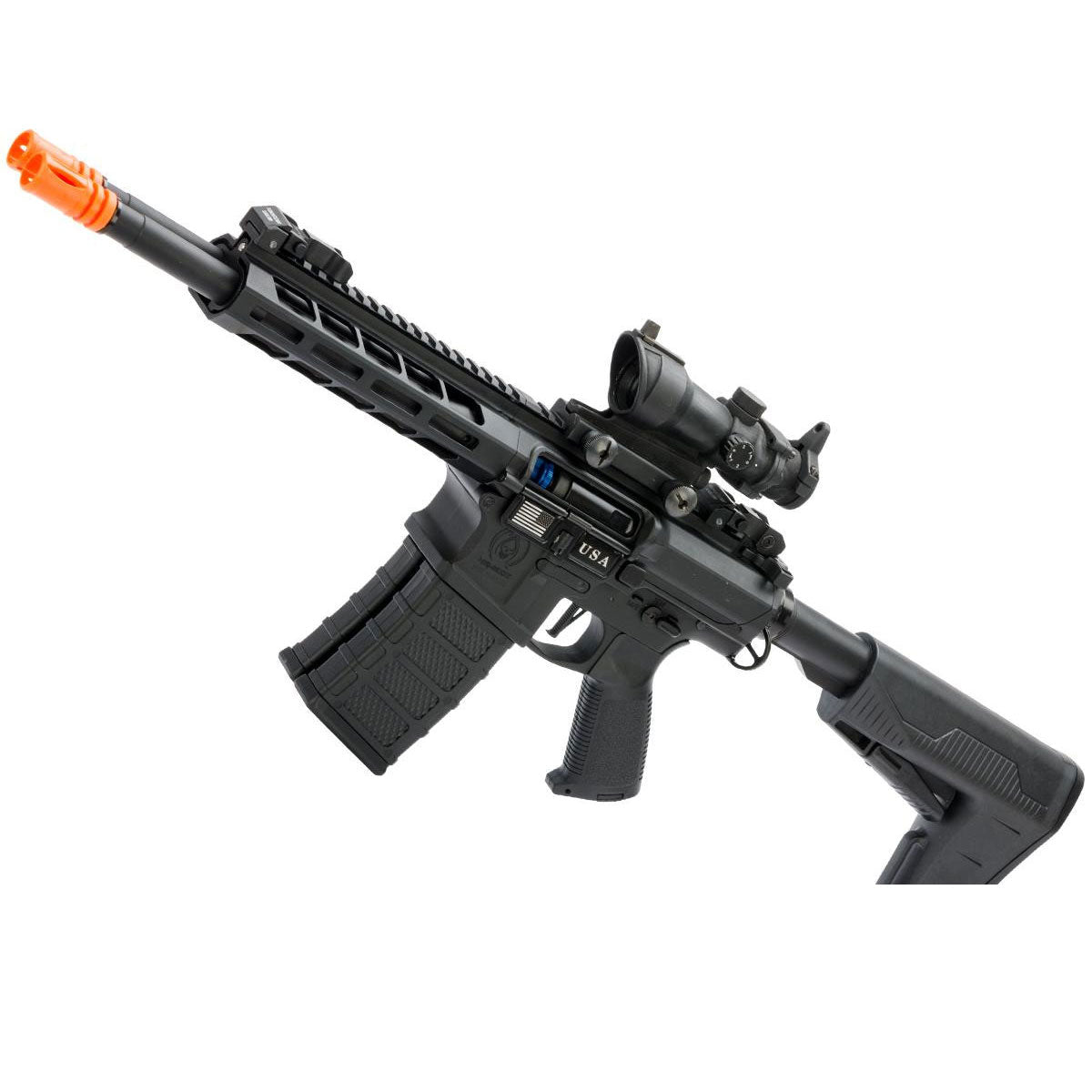 Classic Army DT-4 Double Barrel M4 Carbine Airsoft AEG Rifle - Black