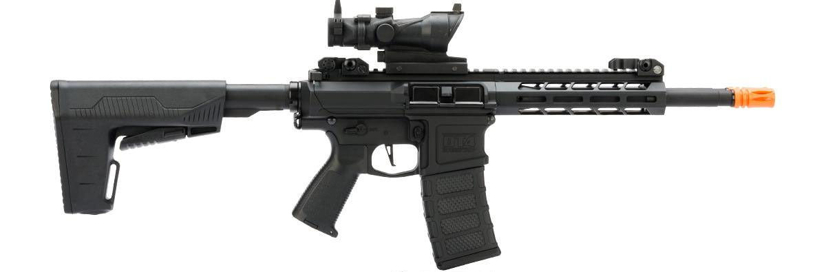 Classic Army DT-4 Double Barrel M4 Carbine Airsoft AEG Rifle - Black