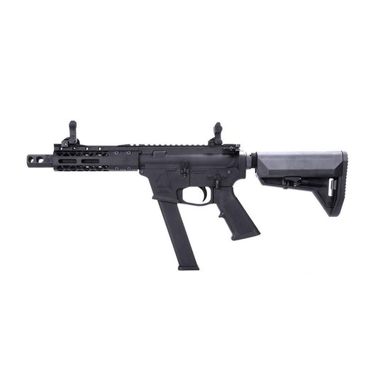 EMG Black Rain Ordnance BRO 9mm Gas Blowback SBR Airsoft Rifle - Black