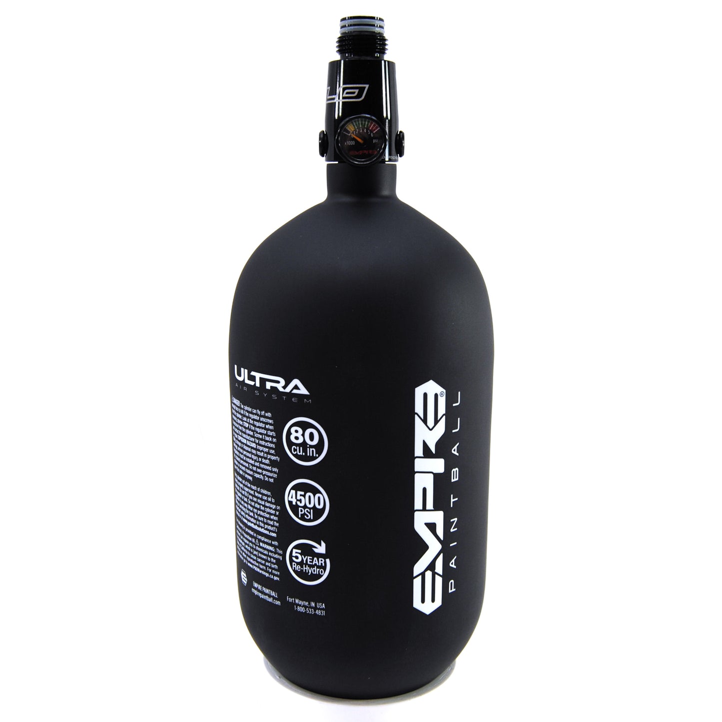 Empire Ultra Light 80ci/4500psi HPA Tank w/ FLO Regulator