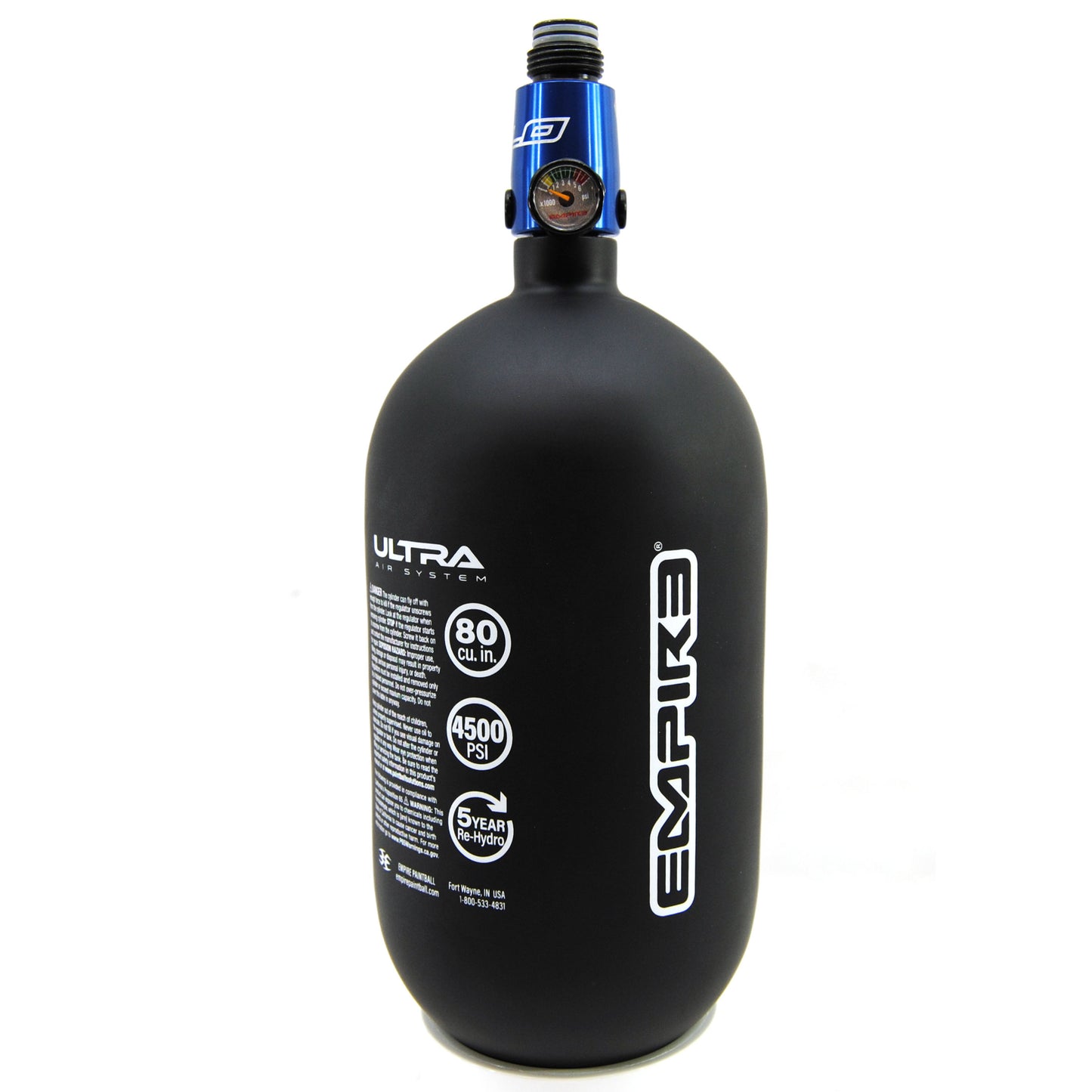 Empire Ultra Light 80ci/4500psi HPA Tank w/ FLO PRO Regulator