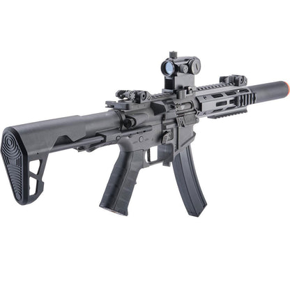 King Arms PDW 9mm SBR Airsoft AEG Rifle w/ M-LOK - Grey