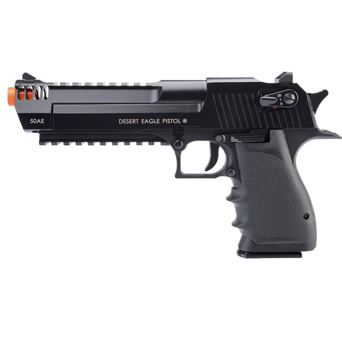 Cybergun x Magnum Research Semi/Full Auto Desert Eagle L6 CO2 Gas Blowback Airsoft Pistol by KWC - Black