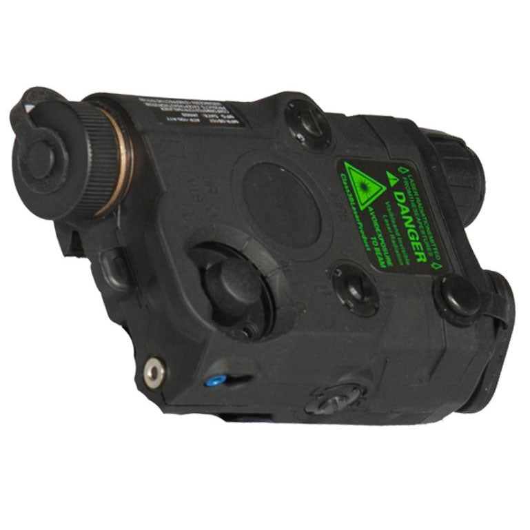 Lancer Tactical AN/PEQ-15 LED White Light + Green Laser w/ IR Lens