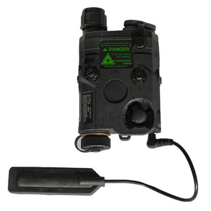 Lancer Tactical AN/PEQ-15 LED White Light + Green Laser w/ IR Lens