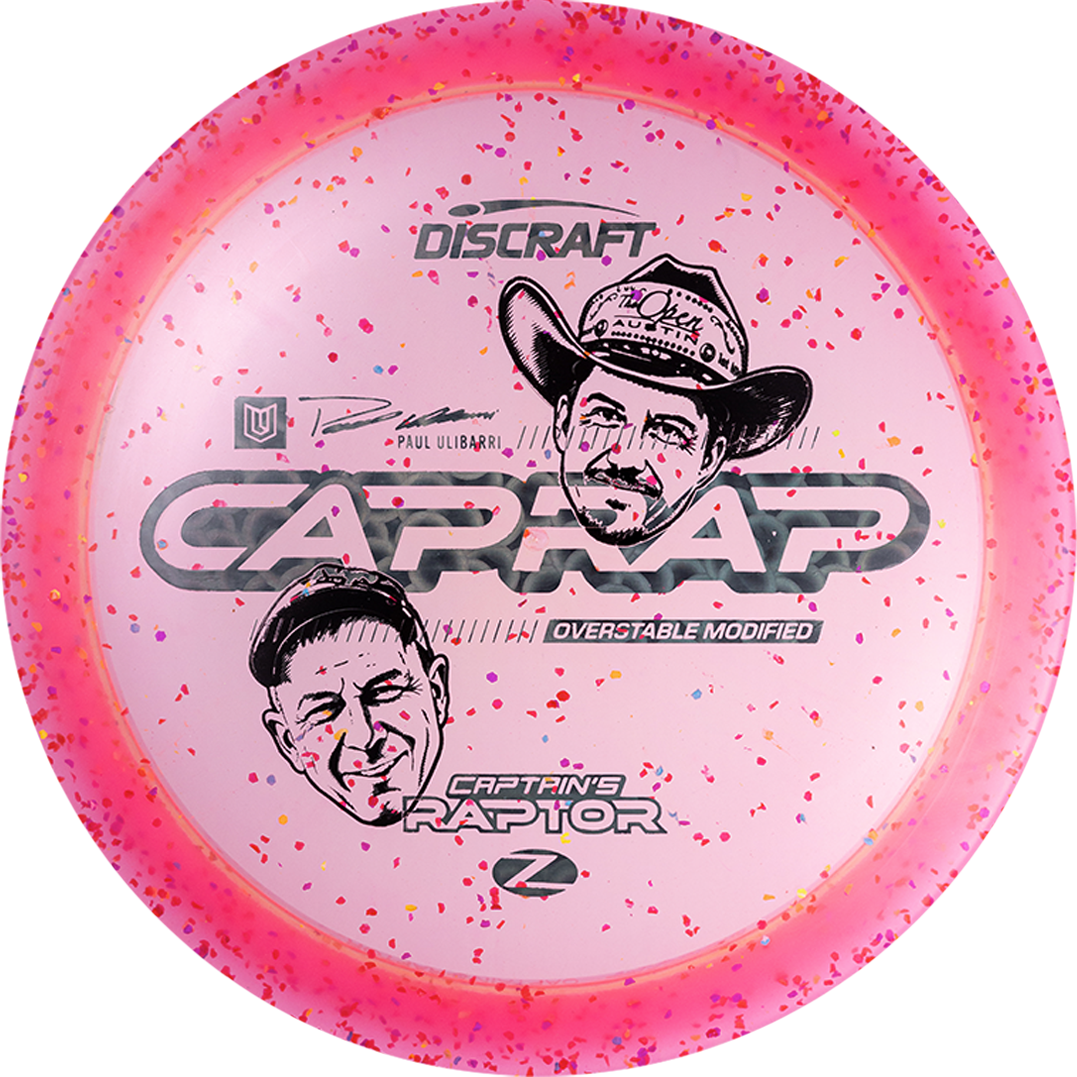 Discraft 2026 Paul Ulibarri Z Confetti Captain's Raptor Disc - Paul x Brad Faces Stamp