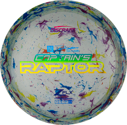 Discraft 2023 Paul Ulibarri Jawbreaker Z FLX Captain's Raptor Disc
