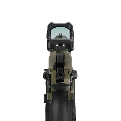 Arcturus Vanguard 4.3" HI-CAPA GBB Airsoft Pistol w/ Optic Ready Slide ARS-1 Red Dot Sight