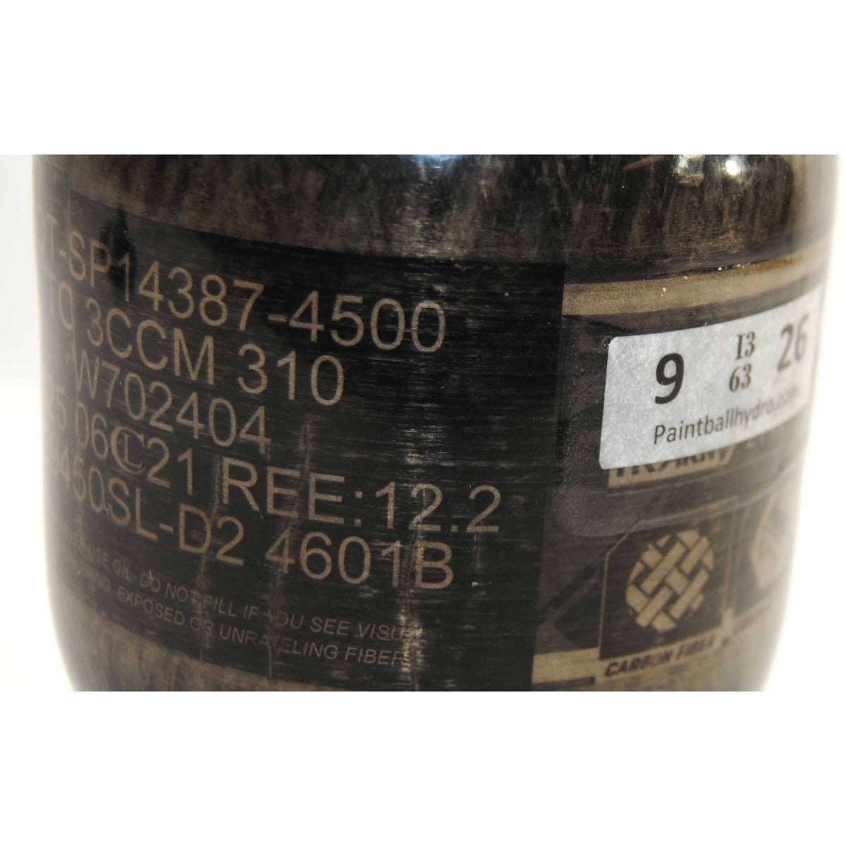 Used HK Army 48ci/4500psi Aerolite Tank - Blue