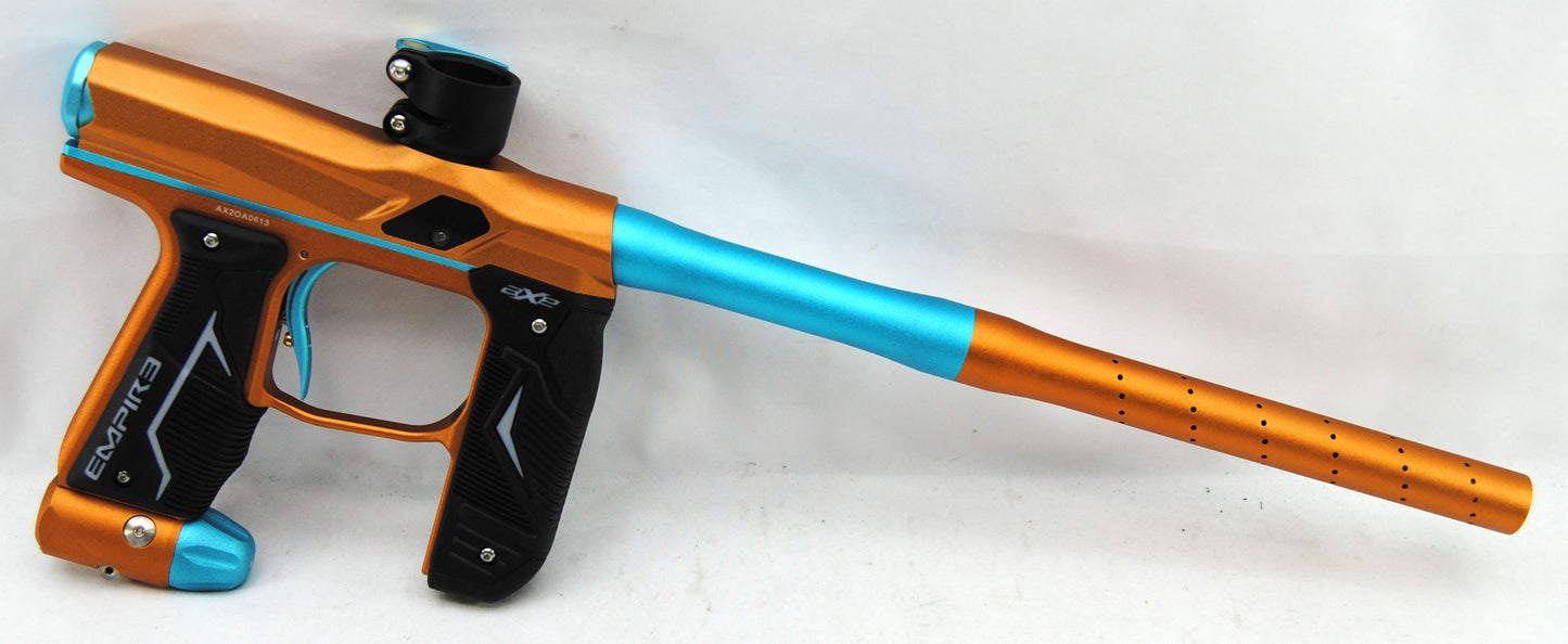 Used Empire Axe 2.0 Paintball Marker - Orange/Aqua