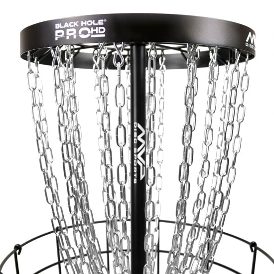 MVP Black Hole Pro HD Disc Golf Target (Basket) - Black