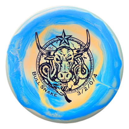 Lone Star Disc Victor 1 Bull Snake Putter Disc - Artist Stamp