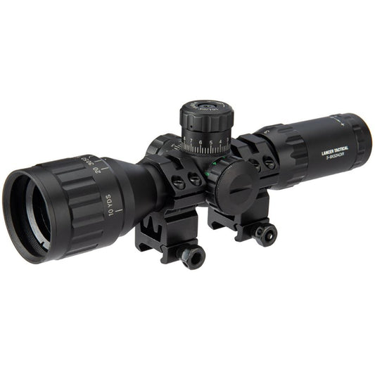 Lancer Tactical 3-9X32 AOIR Scope - Black