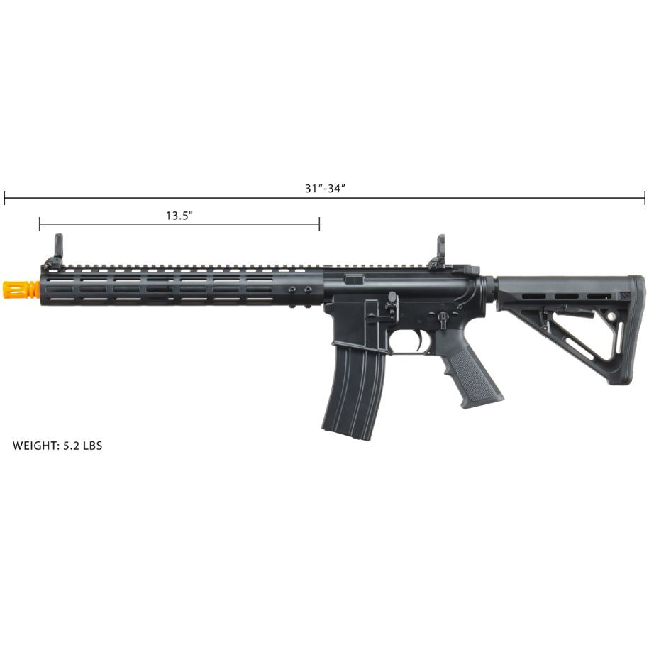 Classic Army CSR MWS GBBR Gas Blowback Airsoft Rifle - Black