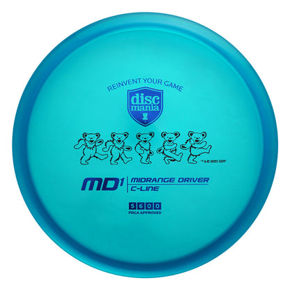 Discmania C-Line MD1 Disc - Grateful Dead Dancing Bears Stamp