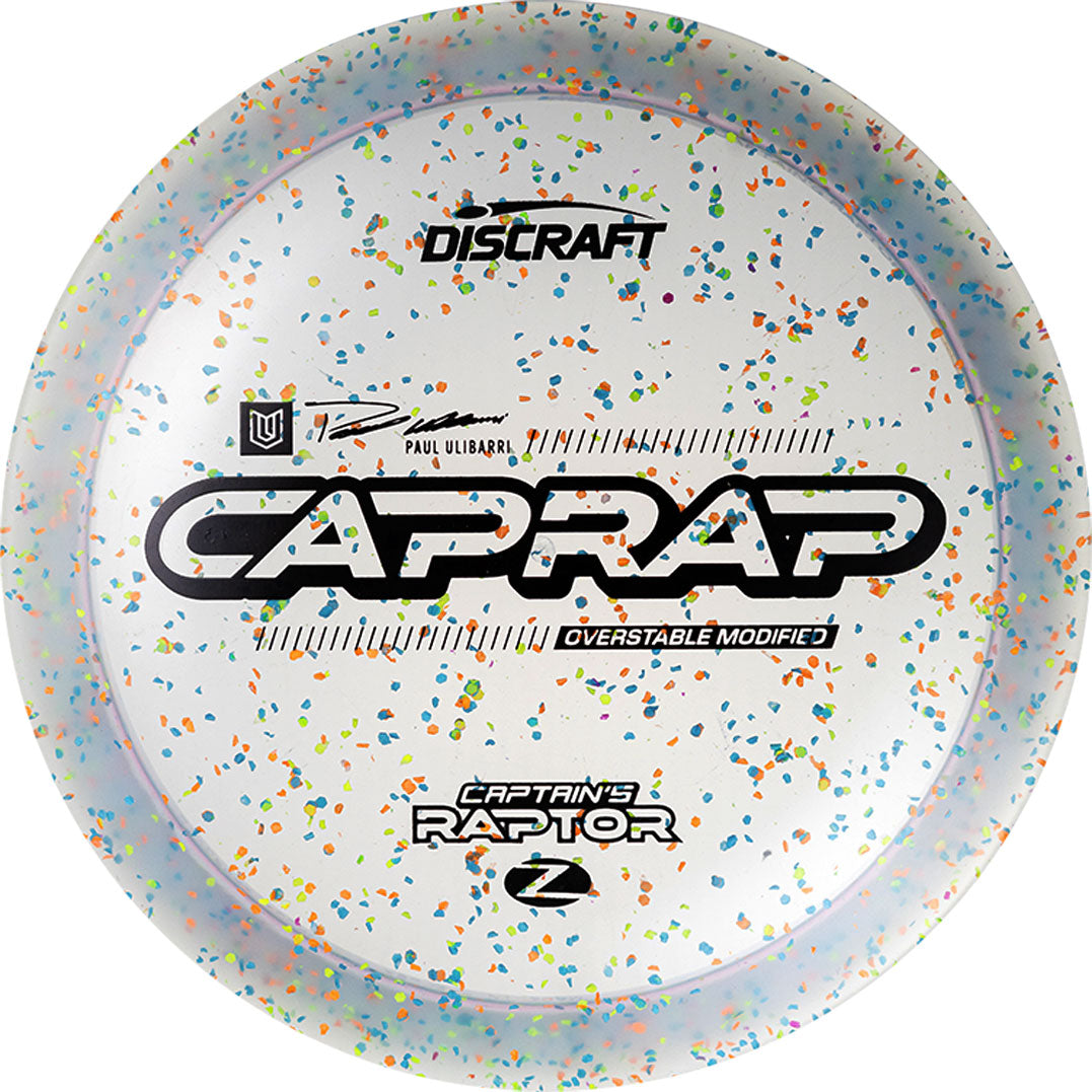 Discraft 2026 Paul Ulibarri Z Confetti Captain's Raptor Disc
