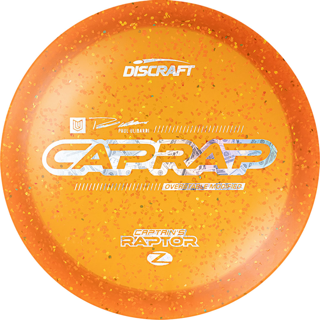 Discraft 2026 Paul Ulibarri Z Confetti Captain's Raptor Disc