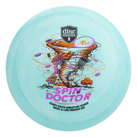 Discmania Spin Doctor - Premier Swirl Q-Line DD1 Disc - Casey White Signature Series 2026