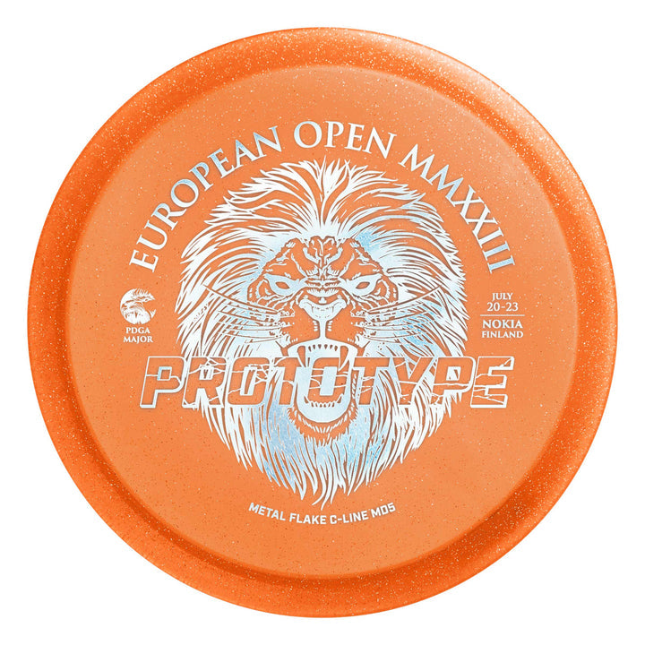 Discmania Metal Flake C-Line MD5 Midrange Disc - 2023 European Open Fundraiser Stamp
