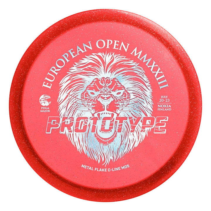 Discmania Metal Flake C-Line MD5 Midrange Disc - 2023 European Open Fundraiser Stamp