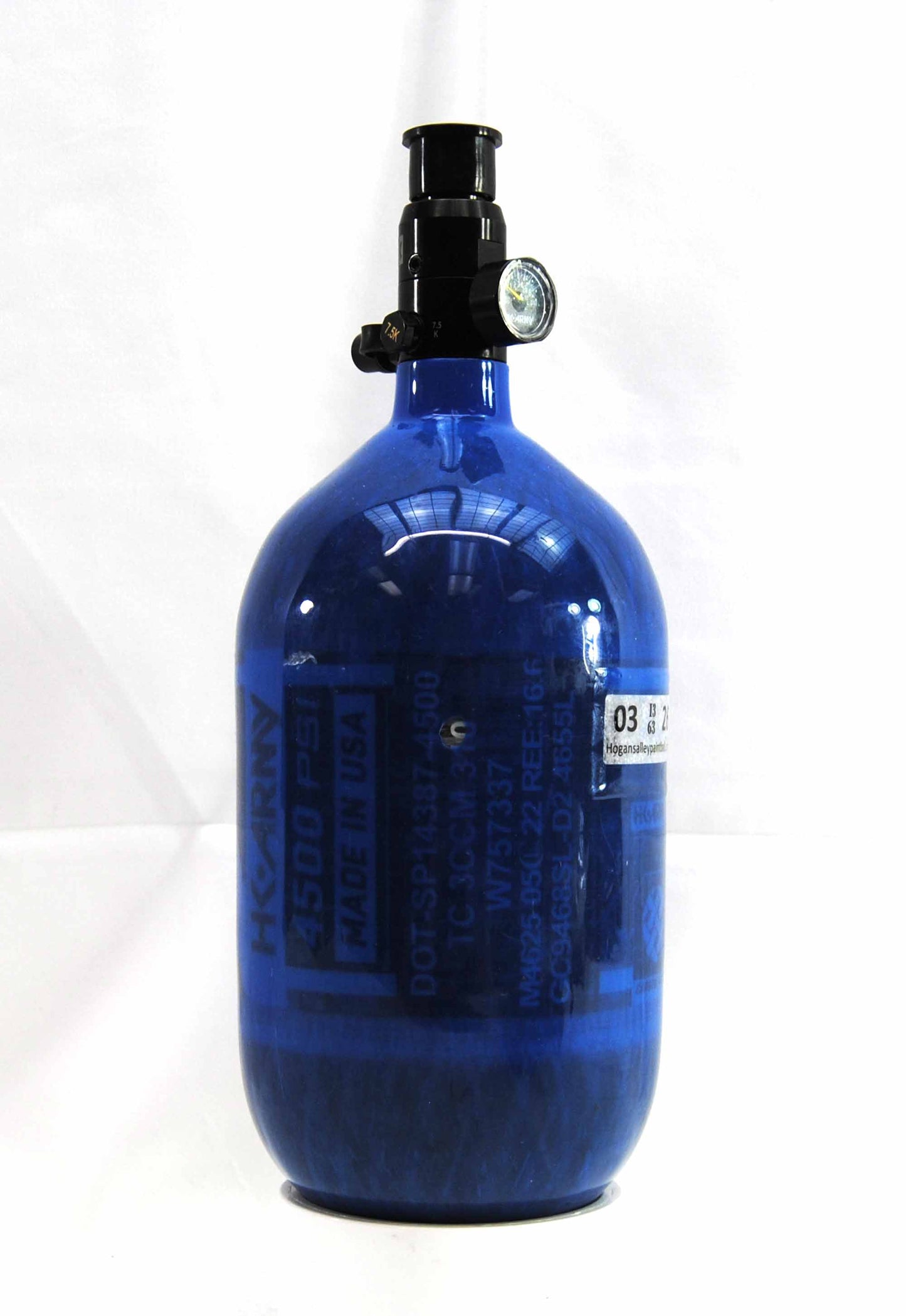 Used HK Army 68ci/4500psi Tank - Blue