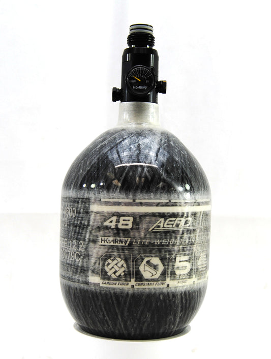 Used HK Army Compressed Air Aerolite 48ci/4500psi Tank - Grey