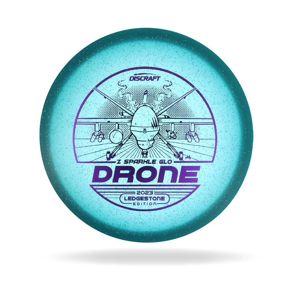 Discraft Z Sparkle Glo Drone Golf Disc - 2023 Ledgestone Edition