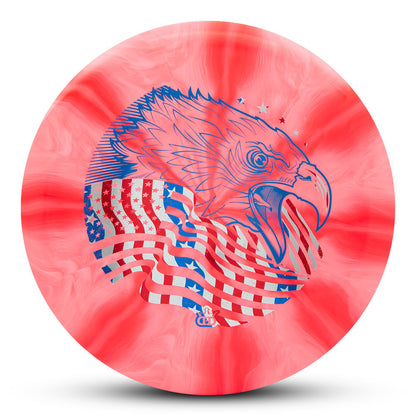Dynamic Discs Fuzion Burst Escape Disc - Screaming Eagle Stamp