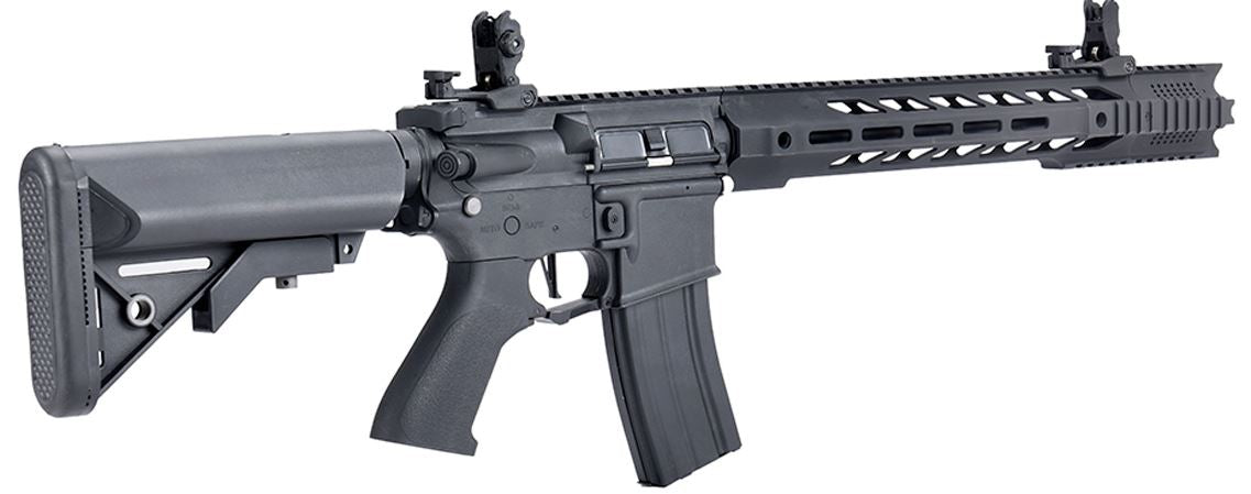 Lancer Tactical Hybrid Gen 2 SPR Interceptor Airsoft AEG Rifle - Black