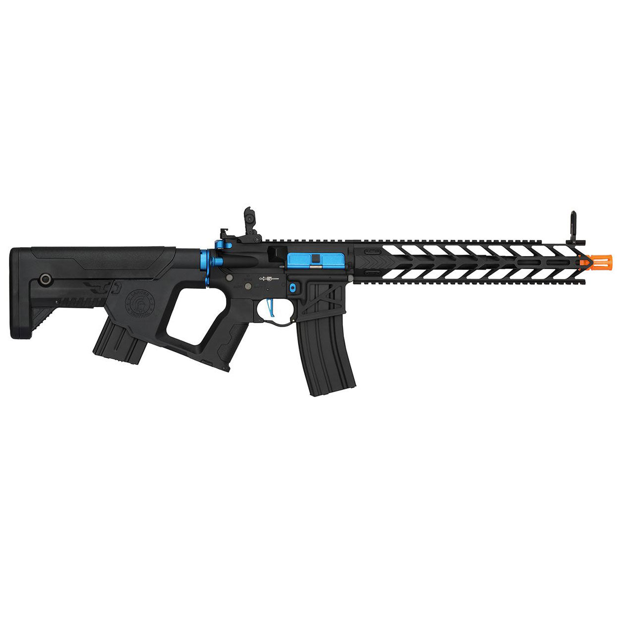 Lancer Tactical Enforcer Night Wing Skeleton AEG Rifle - Black/Navy Blue