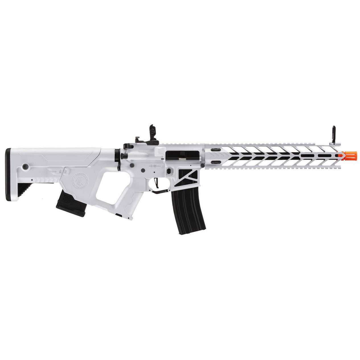 Lancer Tactical Enforcer Night Wing Skeleton AEG Rifle w/ Alpha Stock - White