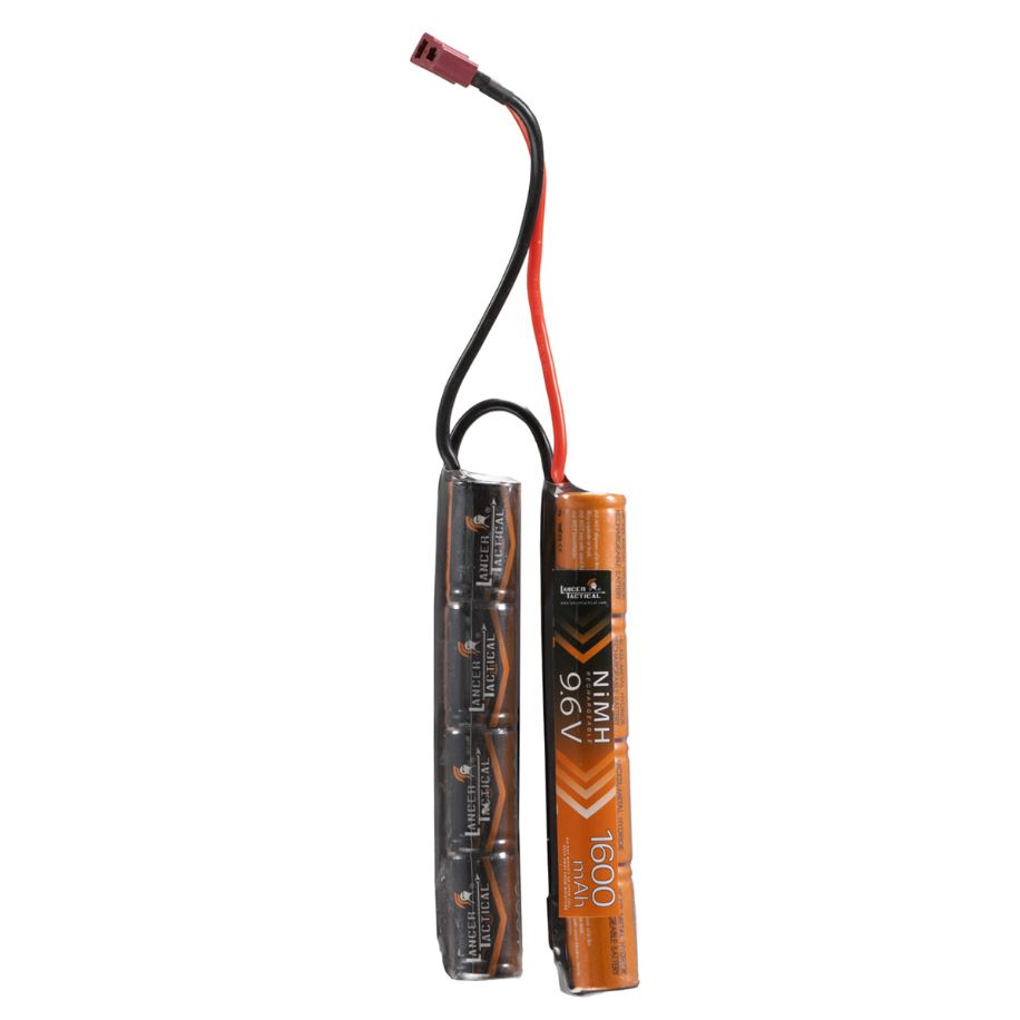 Lancer Tactical 9.6V NiMH 1600mAh Nunchuck Battery w/ Deans Connector