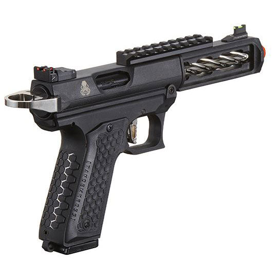 Lancer Tactical Tandemkross CTHULHU Gas BlowBack Pistol - Black/Silver