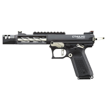 Lancer Tactical Tandemkross CTHULHU Gas BlowBack Pistol - Black/Silver