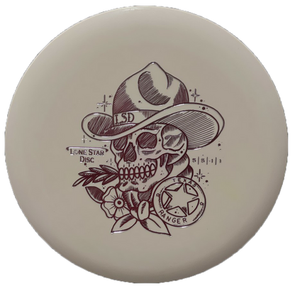 Lone Star Disc Alpha Texas Ranger Midrange disc - Artist Skull Stamp